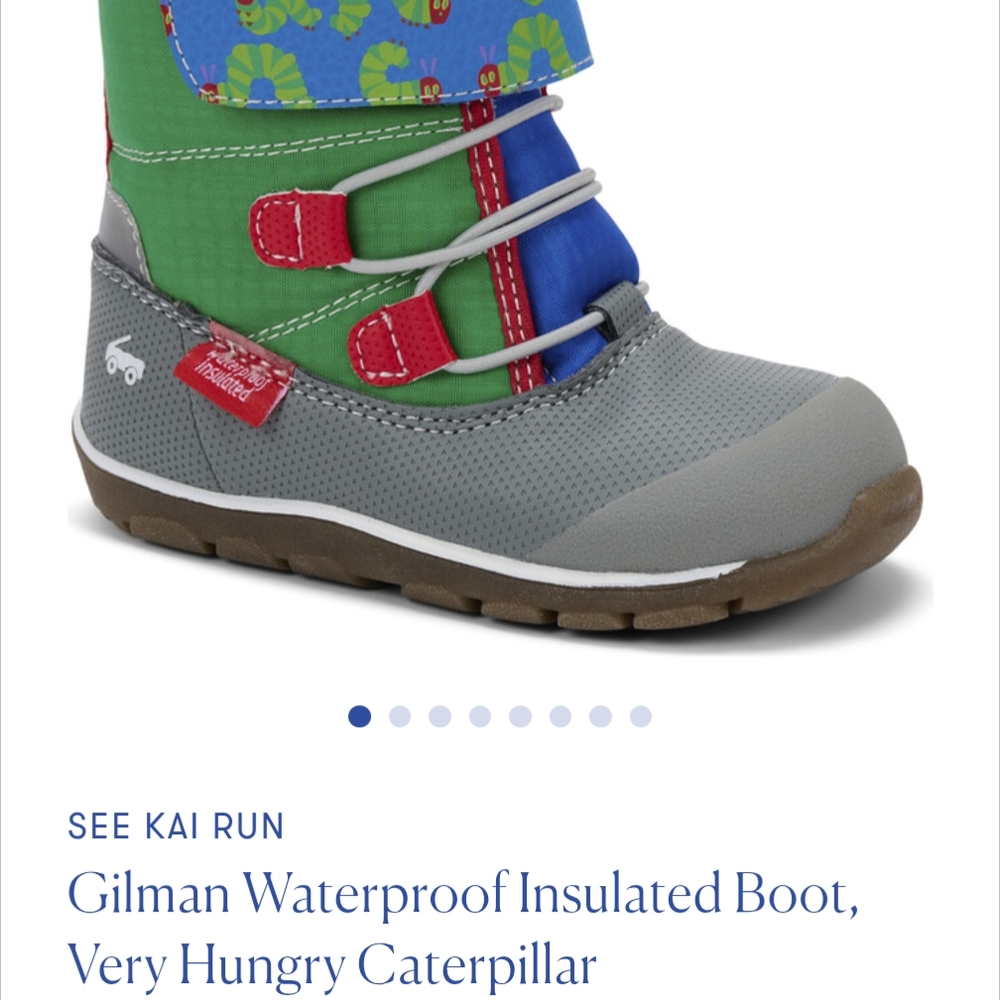 See Kai Run Kids Waterproof Boot - Green, Blue, Red
